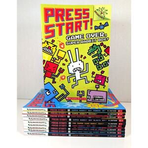 Lot of 10 PRESS START! Books Series by Thomas Flintham Early Chapter BRANCHES